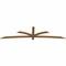 Ekena Millwork Davenport Timber Gable Bracket, Western Red Cedar, 108"W x 27"H x 1 1/2"D x 3 1/2"F, 6/12 Pitch GBW108X27X0204DAV00SWR - alternate 5